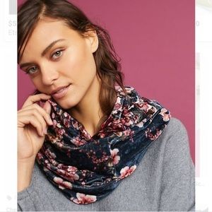 Anthropologie Tolani cherry blossom infinity scarf